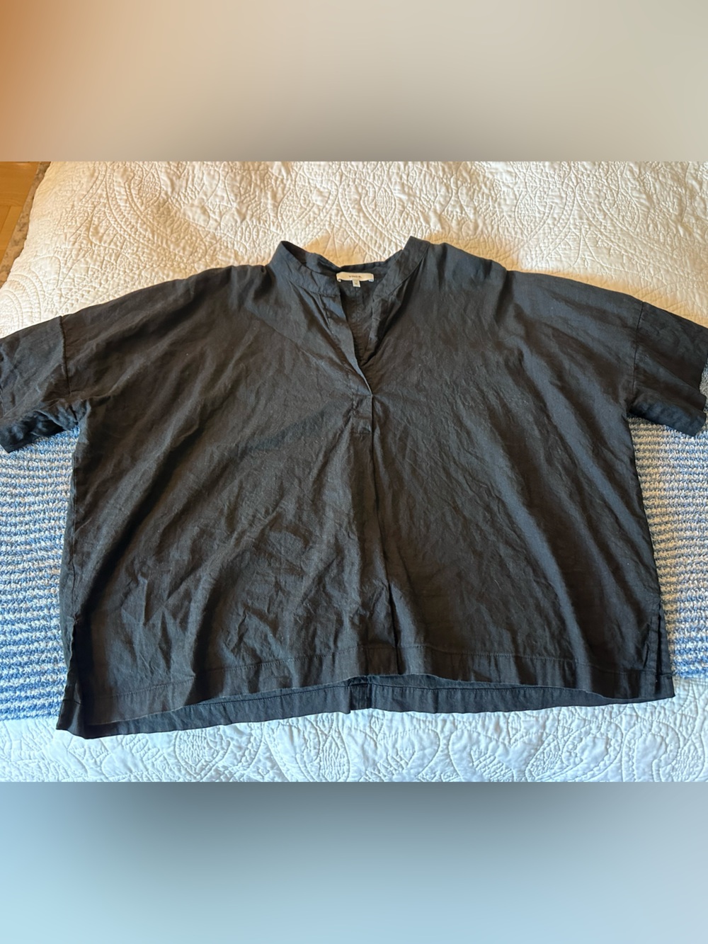 Women’s Vince linen blend Black Shirt